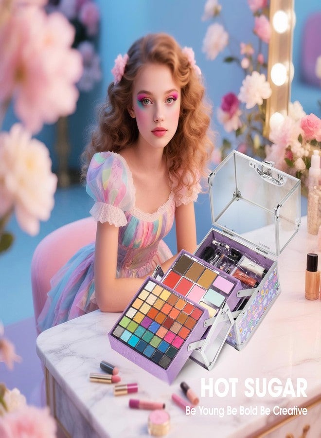 Hot Sugar Make Up Kit for Girls 10-12, Girls Makeup Sets Ages 8-12, Beauty Box for Birthday Parties Makeovers & Christmas (Sticker) - Image 5
